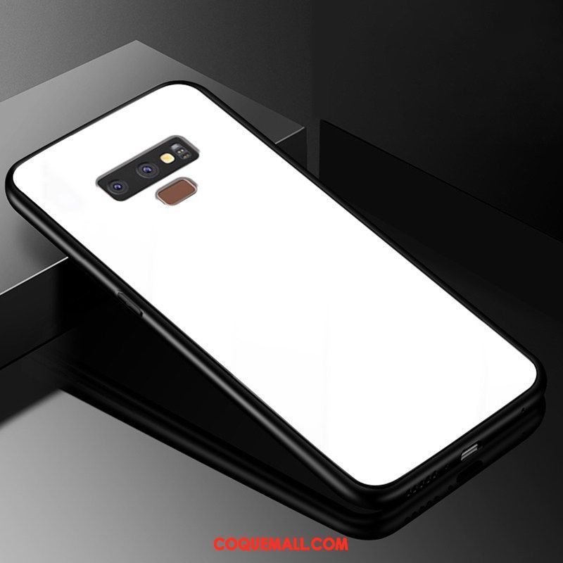 Étui Samsung Galaxy Note 9 Étoile Couleur Unie Mode, Coque Samsung Galaxy Note 9 Verre Incassable