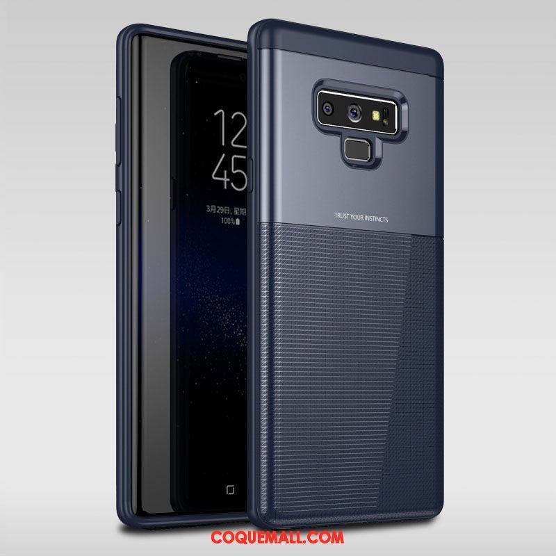 Étui Samsung Galaxy Note 9 Étoile Silicone Délavé En Daim, Coque Samsung Galaxy Note 9 Personnalité Refroidissement