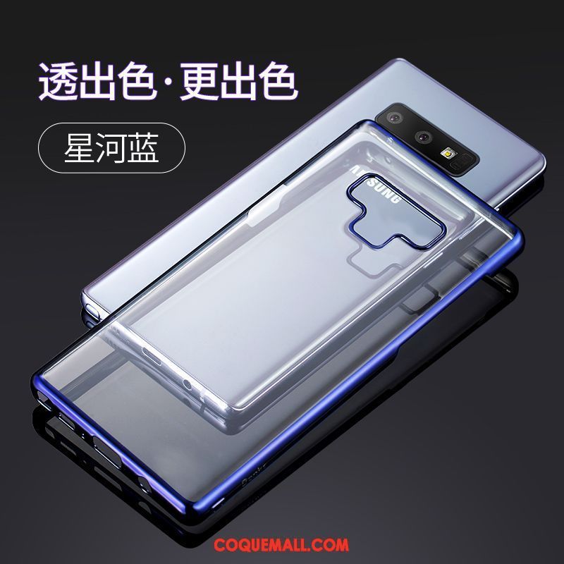 Étui Samsung Galaxy Note 9 Étoile Violet Incassable, Coque Samsung Galaxy Note 9 Téléphone Portable Net Rouge