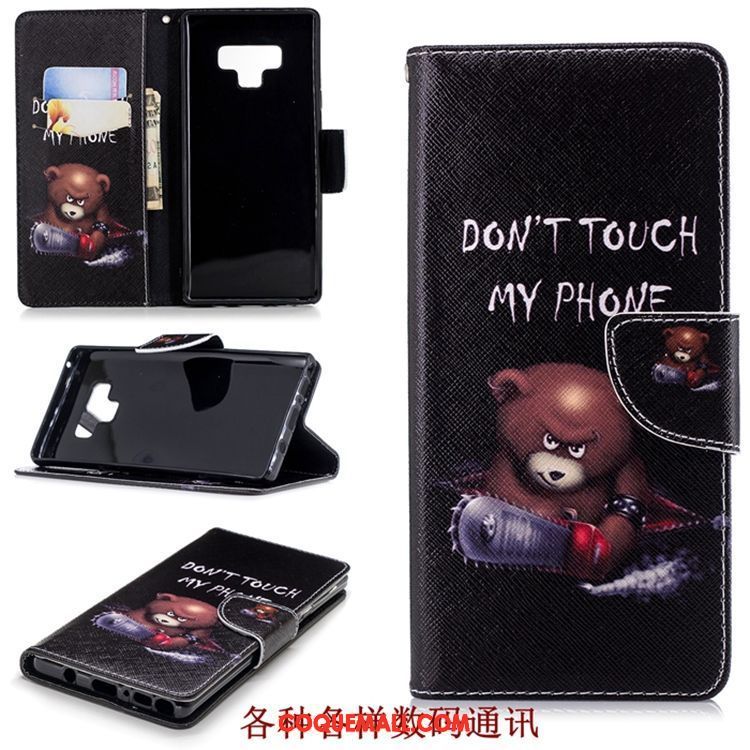 Étui Samsung Galaxy Note 9 Étoile Étui En Cuir Personnalité, Coque Samsung Galaxy Note 9 Incassable Clamshell