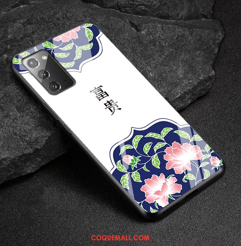 Étui Samsung Galaxy Note20 Incassable Style Chinois Créatif, Coque Samsung Galaxy Note20 Tout Compris Personnalité