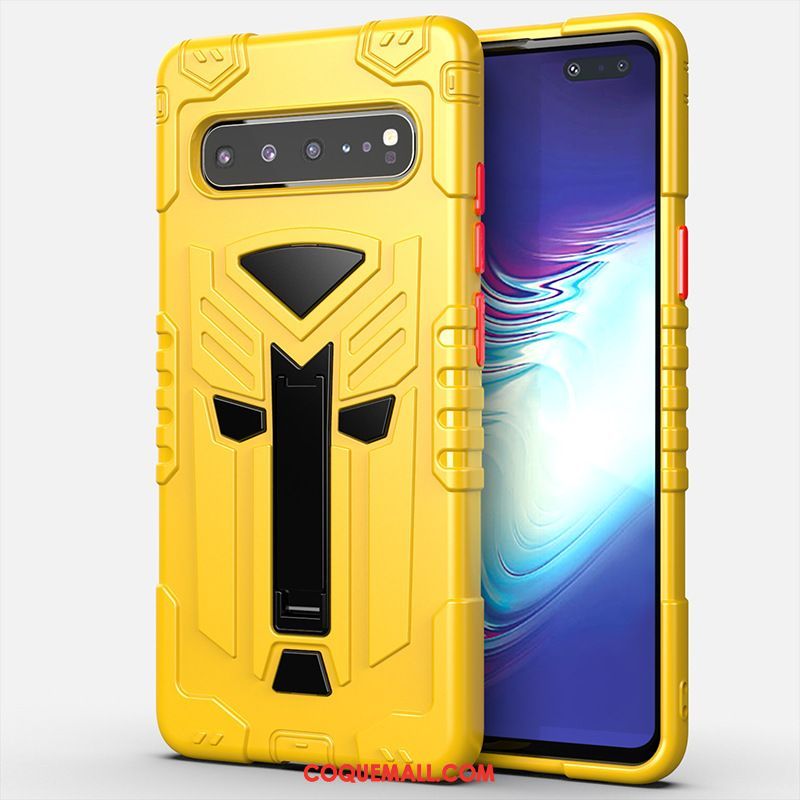 Étui Samsung Galaxy S10 5g Couvercle Arrière Vert Téléphone Portable, Coque Samsung Galaxy S10 5g Protection Étoile