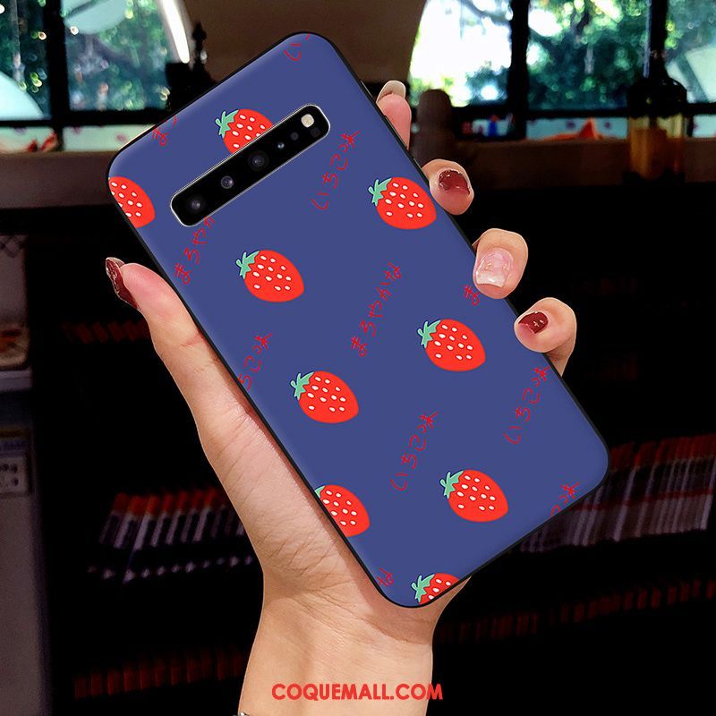 Étui Samsung Galaxy S10 5g Net Rouge Créatif Célébrité, Coque Samsung Galaxy S10 5g Tendance Peinture