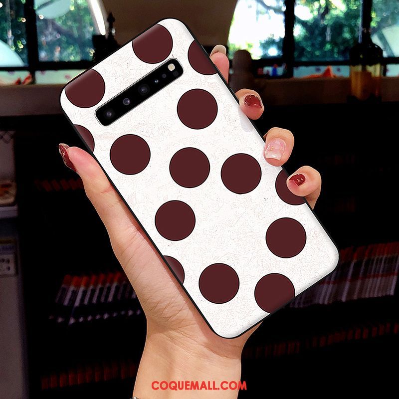 Étui Samsung Galaxy S10 5g Net Rouge Créatif Célébrité, Coque Samsung Galaxy S10 5g Tendance Peinture