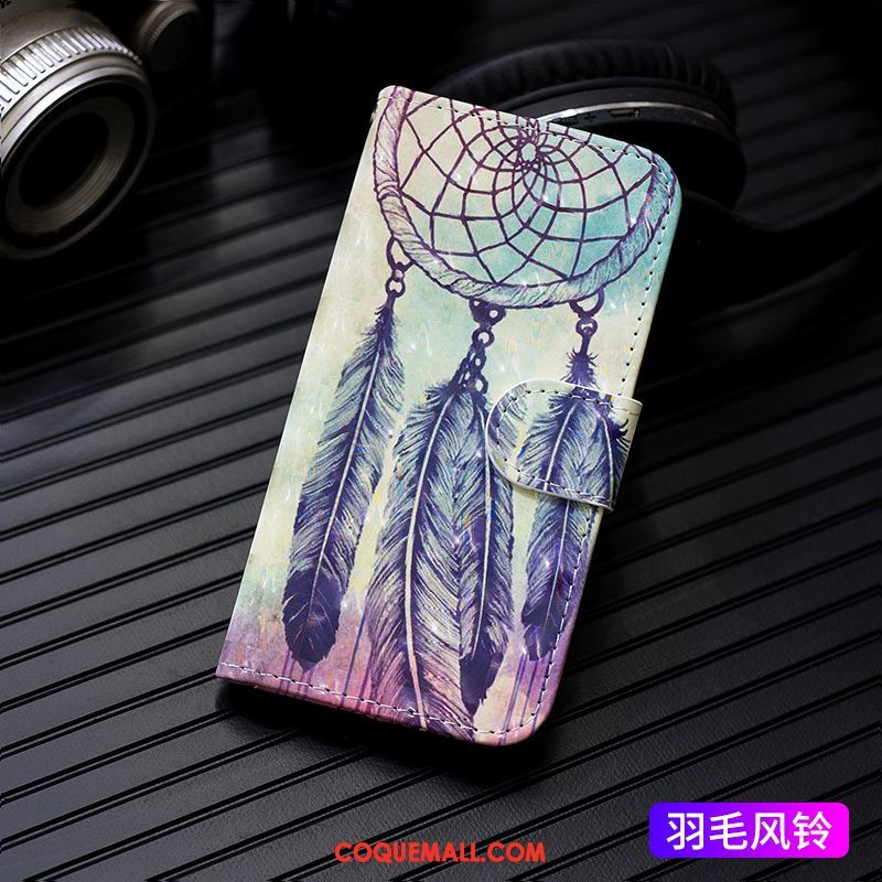 Étui Samsung Galaxy S10 5g Net Rouge Étoile Dessin Animé, Coque Samsung Galaxy S10 5g Peinture Clamshell