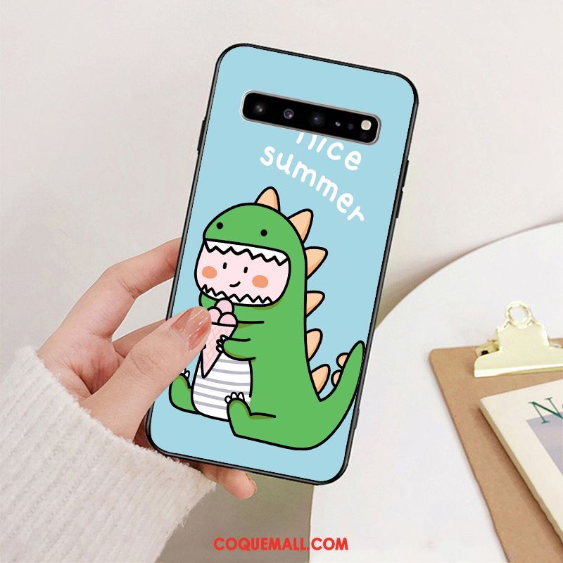 Étui Samsung Galaxy S10 5g Protection Tout Compris Jaune, Coque Samsung Galaxy S10 5g Fluide Doux Étoile