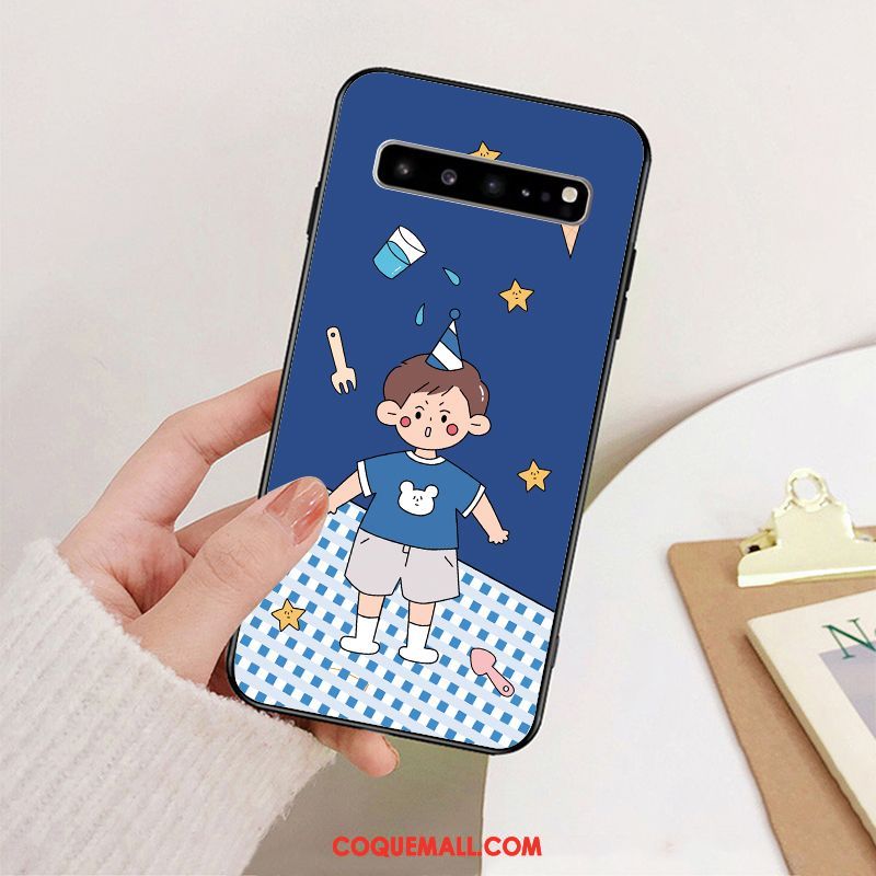 Étui Samsung Galaxy S10 5g Protection Tout Compris Jaune, Coque Samsung Galaxy S10 5g Fluide Doux Étoile