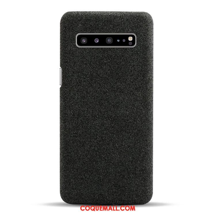 Étui Samsung Galaxy S10 5g Sac Délavé En Daim Étoile, Coque Samsung Galaxy S10 5g Bleu Téléphone Portable