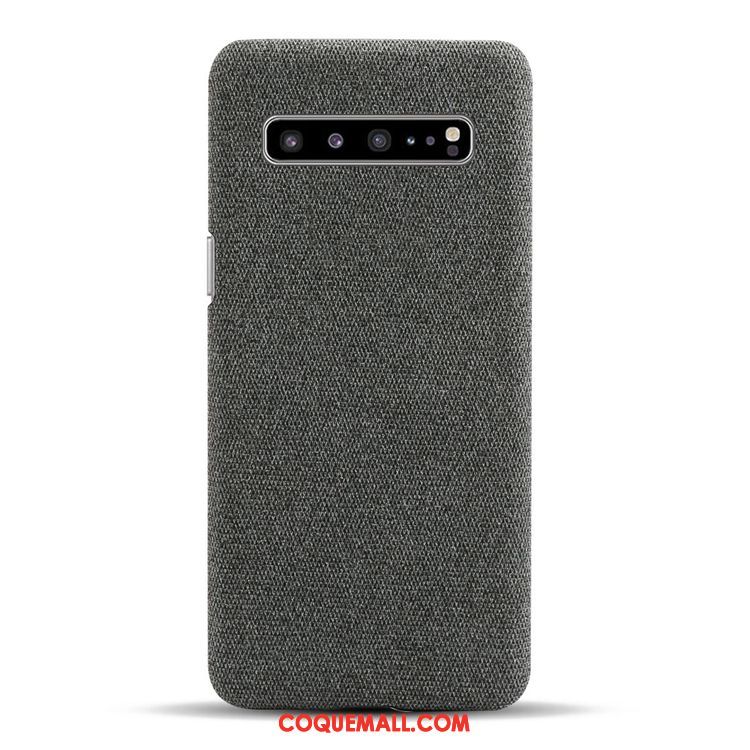 Étui Samsung Galaxy S10 5g Sac Délavé En Daim Étoile, Coque Samsung Galaxy S10 5g Bleu Téléphone Portable