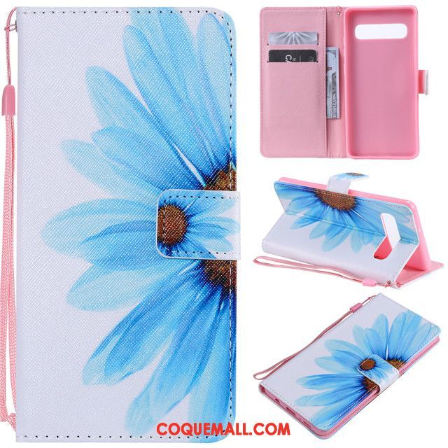 Étui Samsung Galaxy S10 5g Silicone Téléphone Portable Protection, Coque Samsung Galaxy S10 5g En Cuir Rose