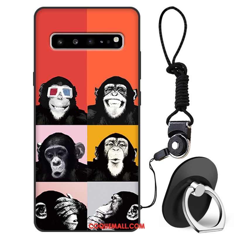 Étui Samsung Galaxy S10 5g Tout Compris Rouge Incassable, Coque Samsung Galaxy S10 5g Marque De Tendance Étoile