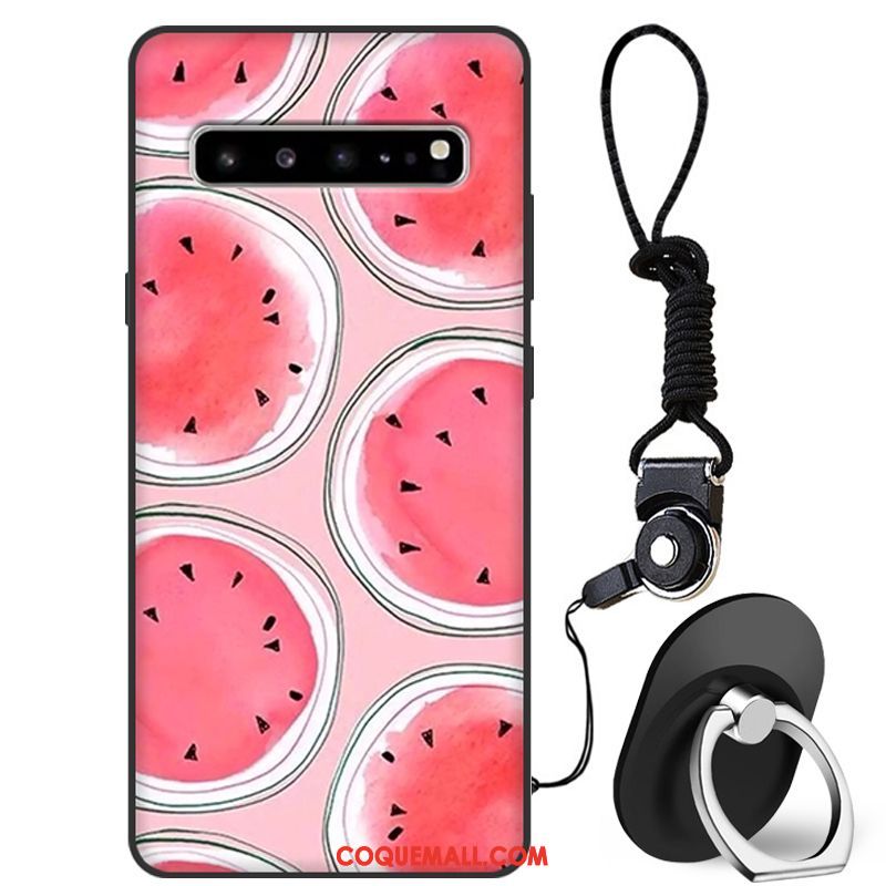 Étui Samsung Galaxy S10 5g Tout Compris Rouge Incassable, Coque Samsung Galaxy S10 5g Marque De Tendance Étoile