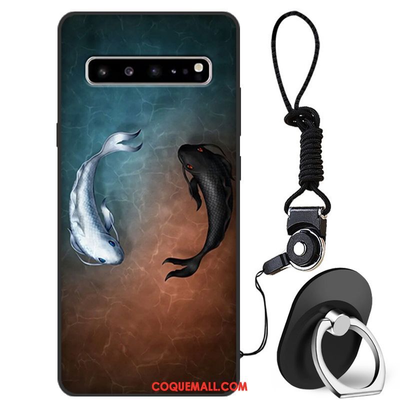 Étui Samsung Galaxy S10 5g Tout Compris Rouge Incassable, Coque Samsung Galaxy S10 5g Marque De Tendance Étoile