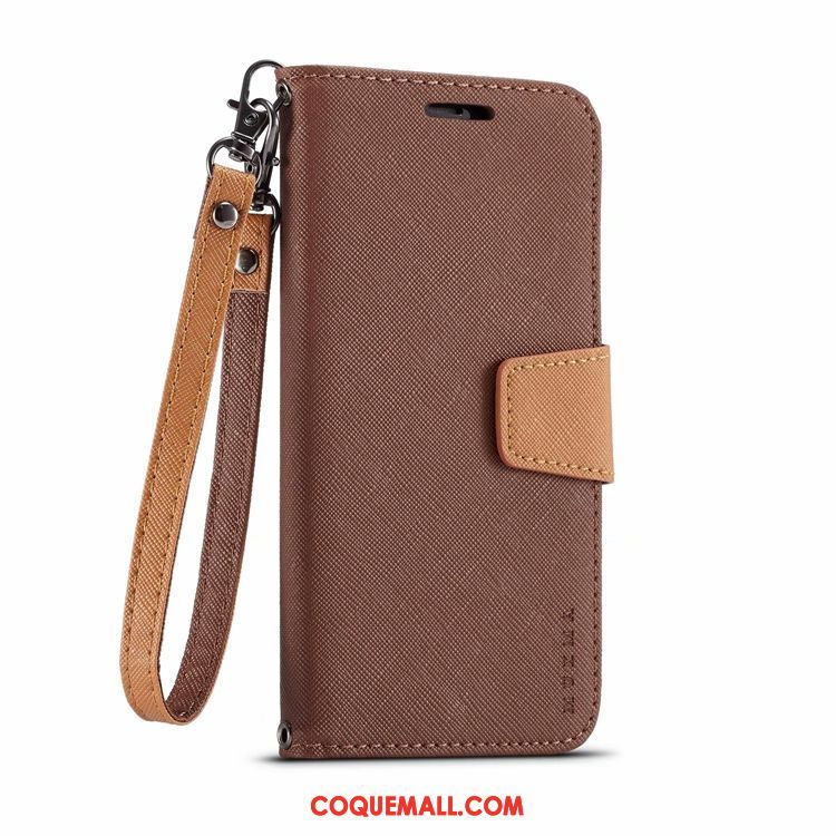 Étui Samsung Galaxy S10 5g Téléphone Portable En Cuir Rouge, Coque Samsung Galaxy S10 5g Toile Étoile