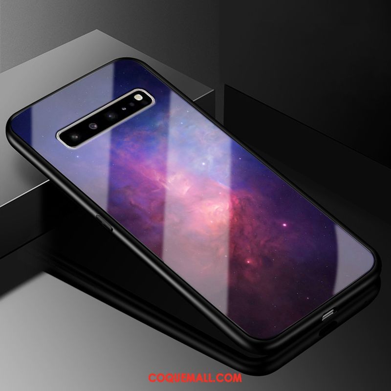 Étui Samsung Galaxy S10 5g Étoile Ciel Étoilé Personnalité, Coque Samsung Galaxy S10 5g Verre Protection