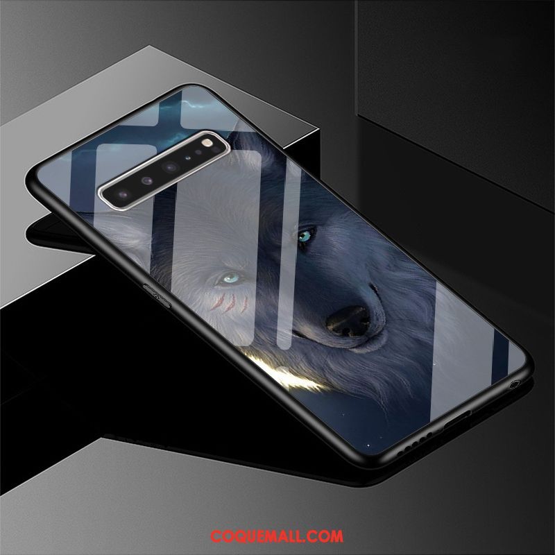 Étui Samsung Galaxy S10 5g Étoile Vent Bleu Marin, Coque Samsung Galaxy S10 5g Protection Personnalisé