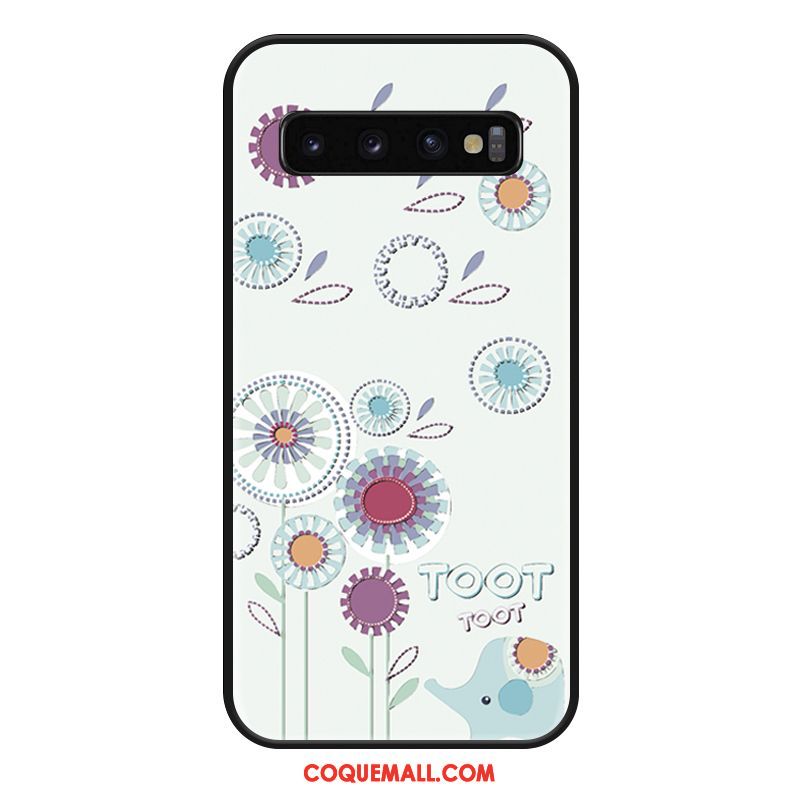 Étui Samsung Galaxy S10 Amoureux Marque De Tendance Créatif, Coque Samsung Galaxy S10 Net Rouge Étoile