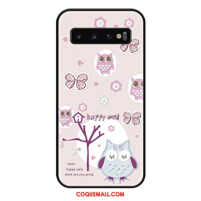 Étui Samsung Galaxy S10 Amoureux Marque De Tendance Créatif, Coque Samsung Galaxy S10 Net Rouge Étoile