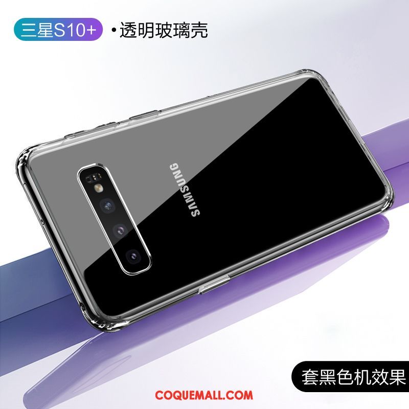 Étui Samsung Galaxy S10+ Blanc Marque De Tendance Créatif, Coque Samsung Galaxy S10+ Transparent Tout Compris