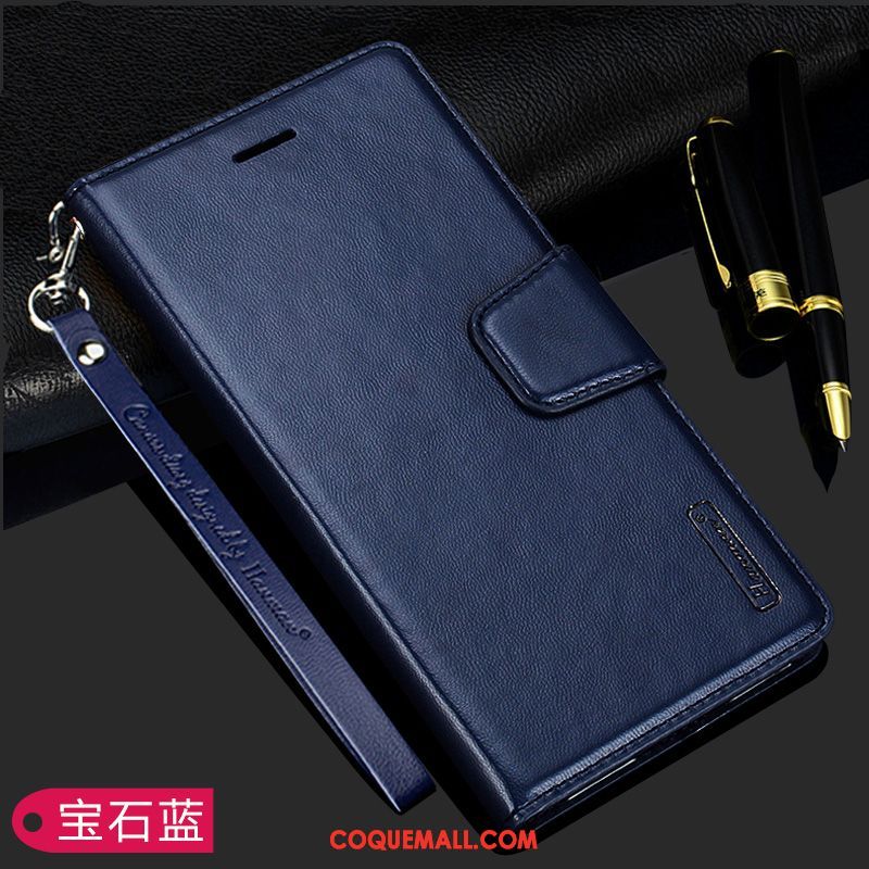 Étui Samsung Galaxy S10+ Bleu Téléphone Portable Marque De Tendance, Coque Samsung Galaxy S10+ Étoile En Cuir