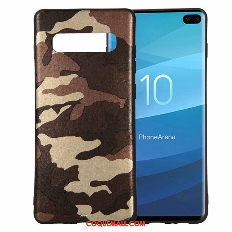 Étui Samsung Galaxy S10 Camouflage Tout Compris Téléphone Portable, Coque Samsung Galaxy S10 Étoile Nouveau