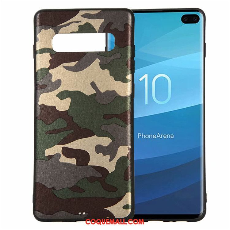 Étui Samsung Galaxy S10 Camouflage Tout Compris Téléphone Portable, Coque Samsung Galaxy S10 Étoile Nouveau