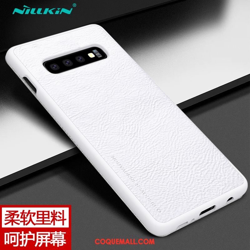 Étui Samsung Galaxy S10+ Carte Étoile Protection, Coque Samsung Galaxy S10+ Téléphone Portable Business Braun