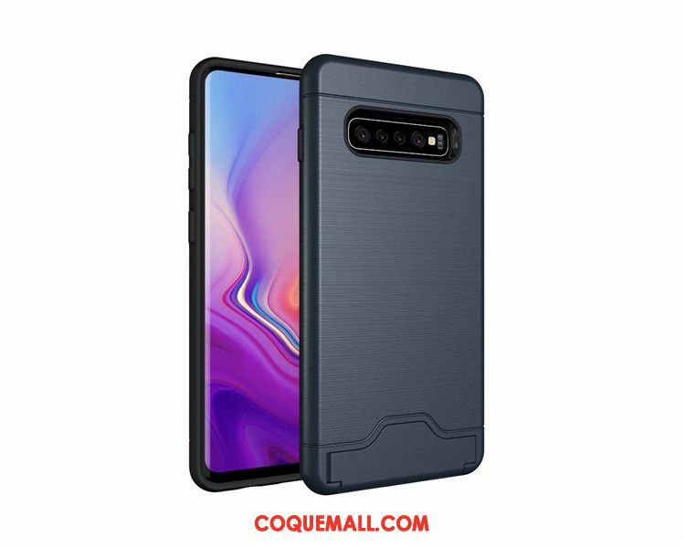 Étui Samsung Galaxy S10 Carte Étoile Téléphone Portable, Coque Samsung Galaxy S10 Gris Protection