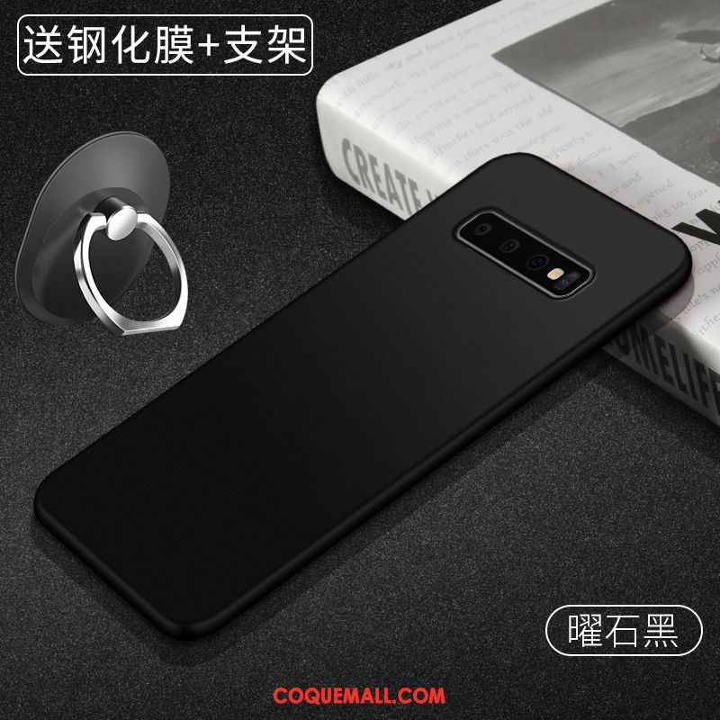 Étui Samsung Galaxy S10+ Créatif Étoile Délavé En Daim, Coque Samsung Galaxy S10+ Incassable Protection