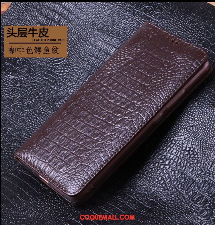 Étui Samsung Galaxy S10+ Cuir Véritable Incassable Protection, Coque Samsung Galaxy S10+ Tout Compris Étoile Braun