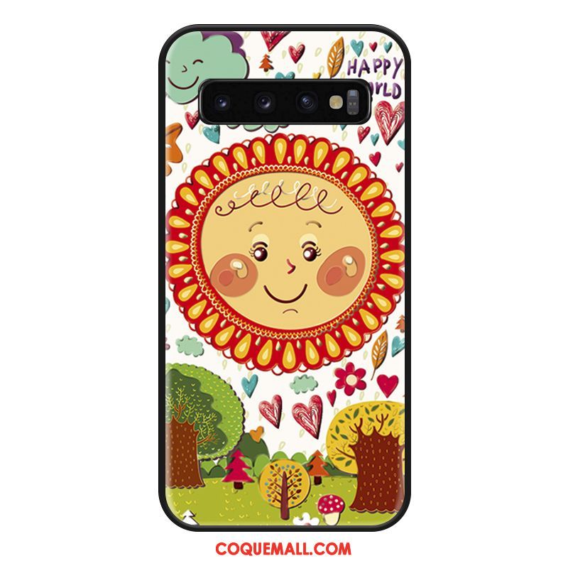 Étui Samsung Galaxy S10 Dessin Animé Protection Multicolore, Coque Samsung Galaxy S10 Incassable Ornements Suspendus