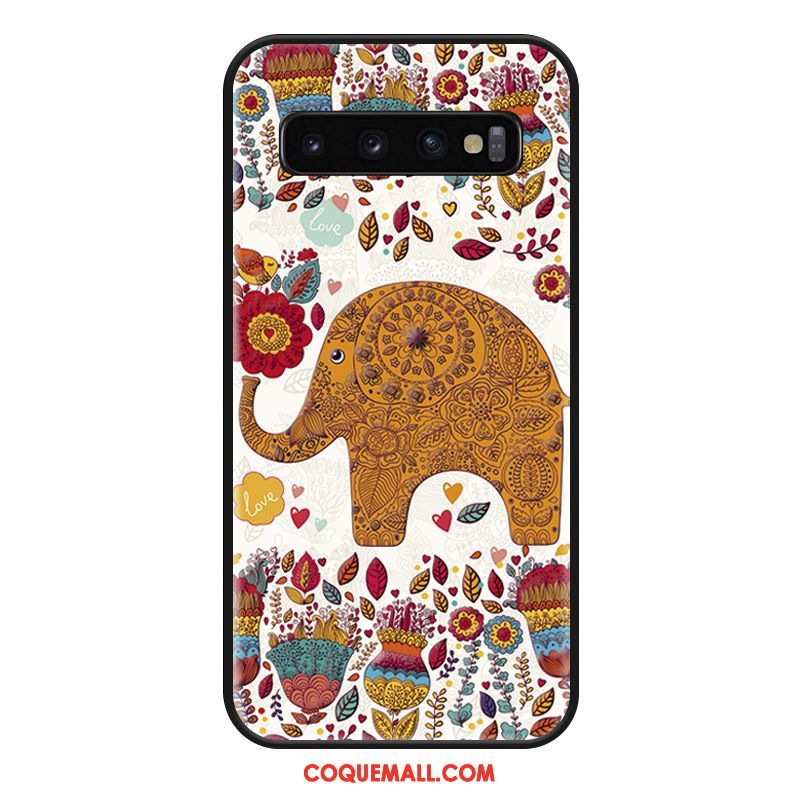 Étui Samsung Galaxy S10 Dessin Animé Protection Multicolore, Coque Samsung Galaxy S10 Incassable Ornements Suspendus