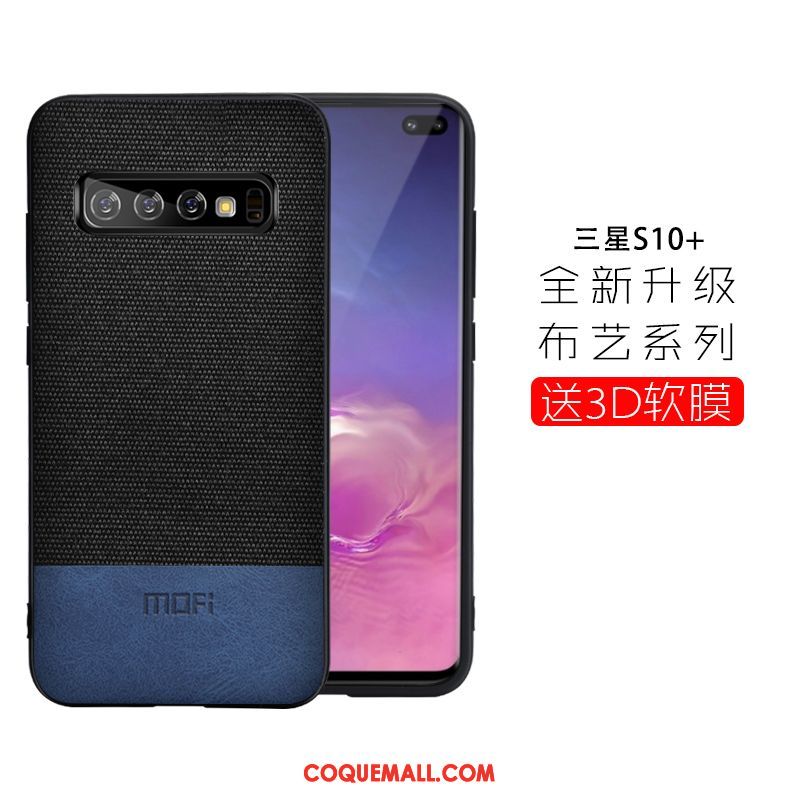 Étui Samsung Galaxy S10+ Fluide Doux Tout Compris Légères, Coque Samsung Galaxy S10+ Très Mince Modèle Fleurie Braun