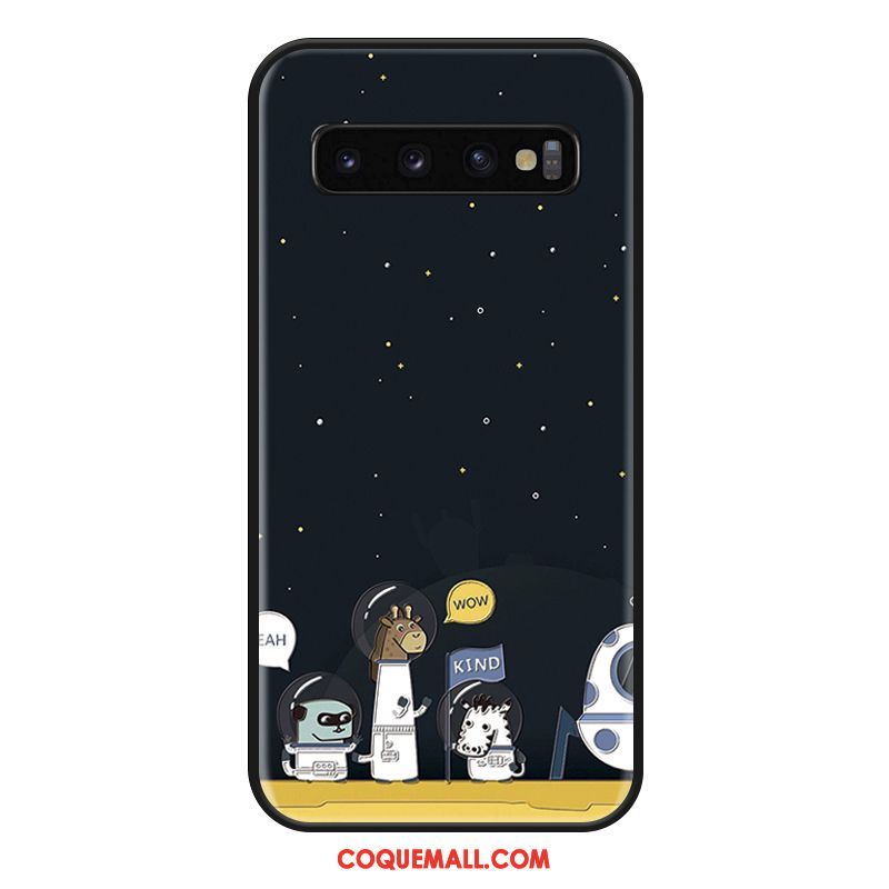 Étui Samsung Galaxy S10 Incassable Fluide Doux Business, Coque Samsung Galaxy S10 Marque De Tendance Charmant