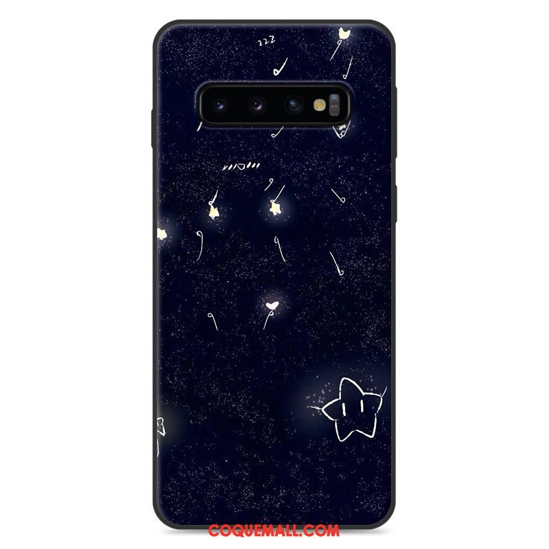 Étui Samsung Galaxy S10 Incassable Fluide Doux Tendance, Coque Samsung Galaxy S10 Rose Personnalité