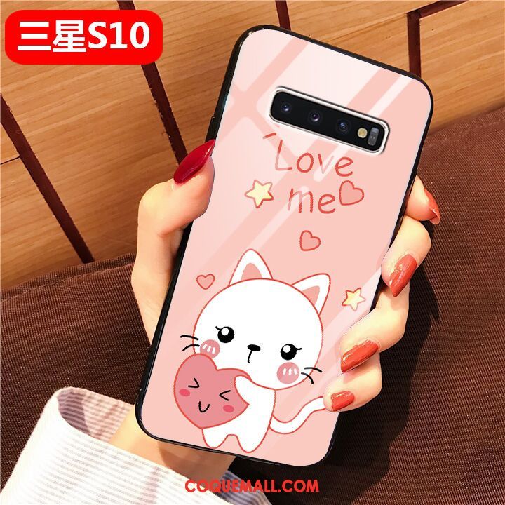 Étui Samsung Galaxy S10 Incassable Simple Rose, Coque Samsung Galaxy S10 Étoile Tout Compris