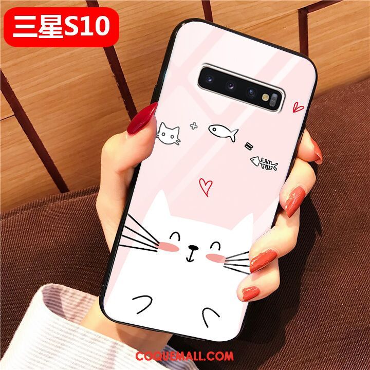 Étui Samsung Galaxy S10 Incassable Simple Rose, Coque Samsung Galaxy S10 Étoile Tout Compris