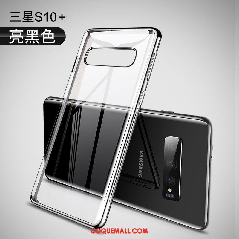 Étui Samsung Galaxy S10+ Incassable Téléphone Portable Luxe, Coque Samsung Galaxy S10+ Transparent Protection