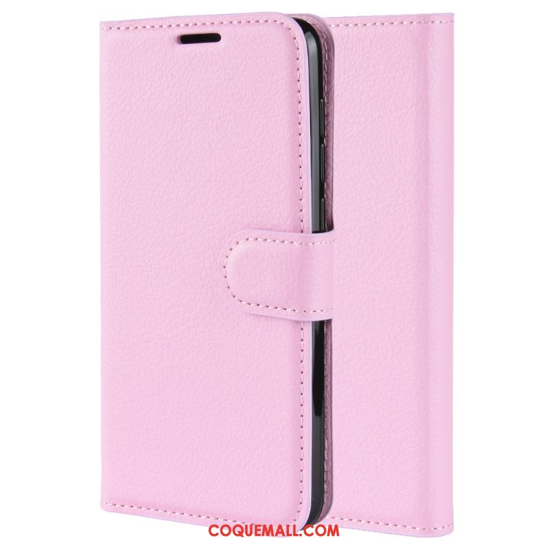 Étui Samsung Galaxy S10 Lite Litchi Téléphone Portable Incassable, Coque Samsung Galaxy S10 Lite Protection Étoile