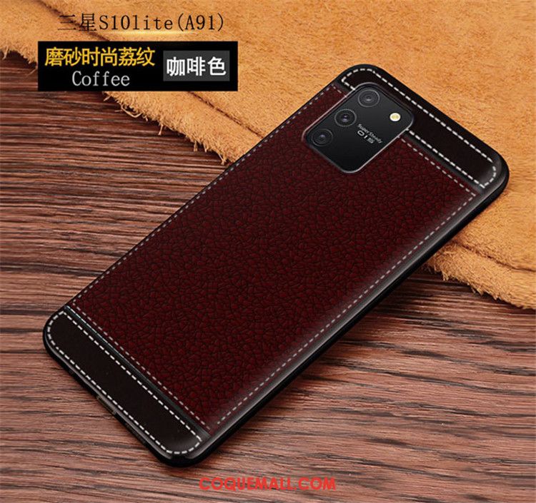 Étui Samsung Galaxy S10 Lite Modèle Fleurie Fluide Doux Rouge, Coque Samsung Galaxy S10 Lite Jeunesse Étoile