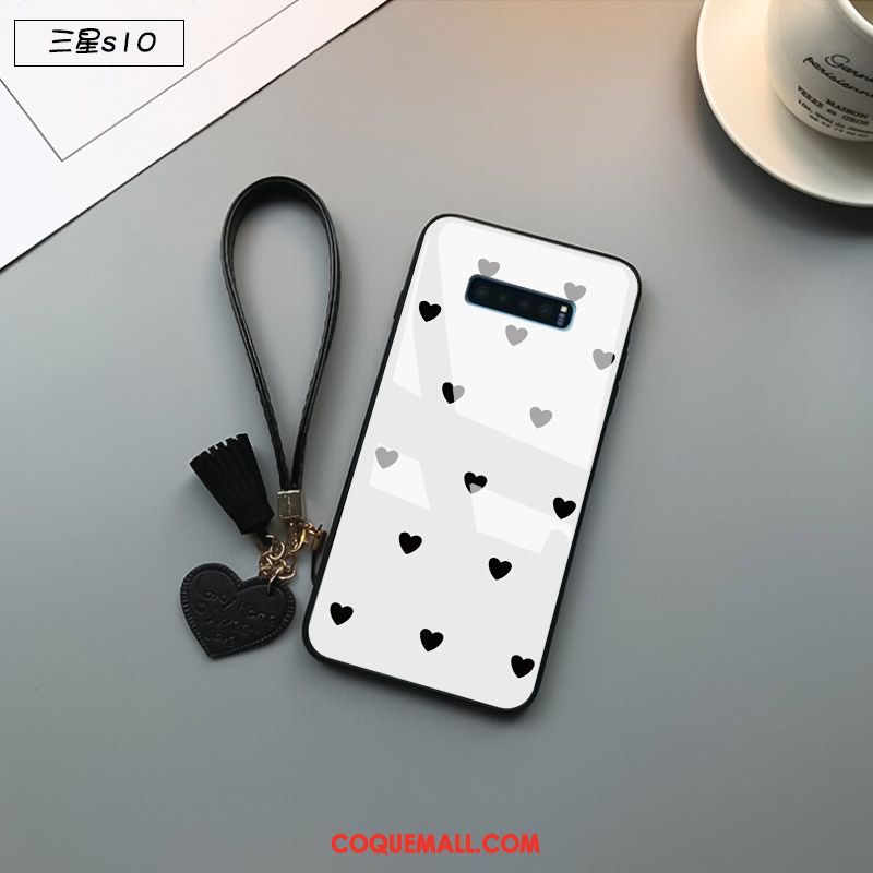 Étui Samsung Galaxy S10 Légères Créatif Verre, Coque Samsung Galaxy S10 Incassable Tout Compris