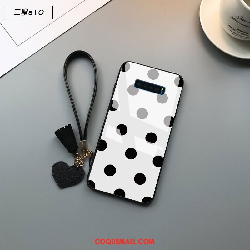 Étui Samsung Galaxy S10 Légères Créatif Verre, Coque Samsung Galaxy S10 Incassable Tout Compris