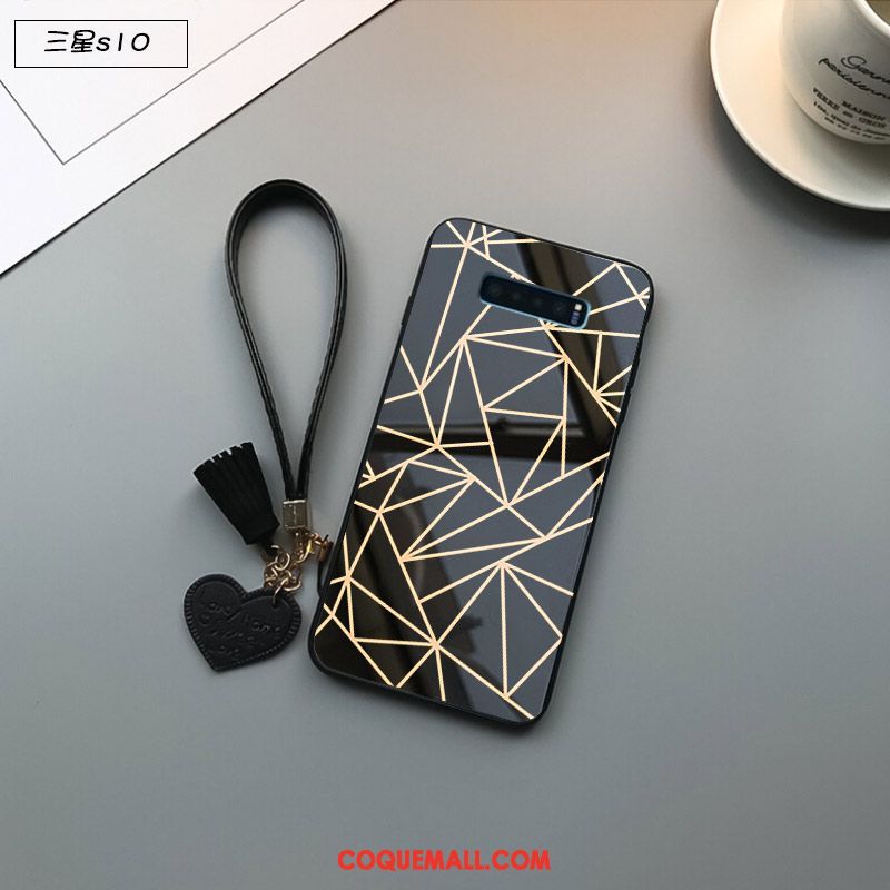 Étui Samsung Galaxy S10 Légères Créatif Verre, Coque Samsung Galaxy S10 Incassable Tout Compris