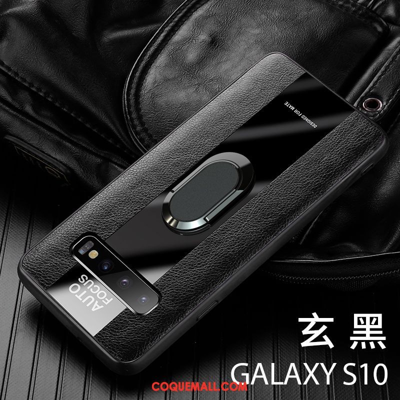 Étui Samsung Galaxy S10 Magnétisme Tout Compris Luxe, Coque Samsung Galaxy S10 Incassable Téléphone Portable