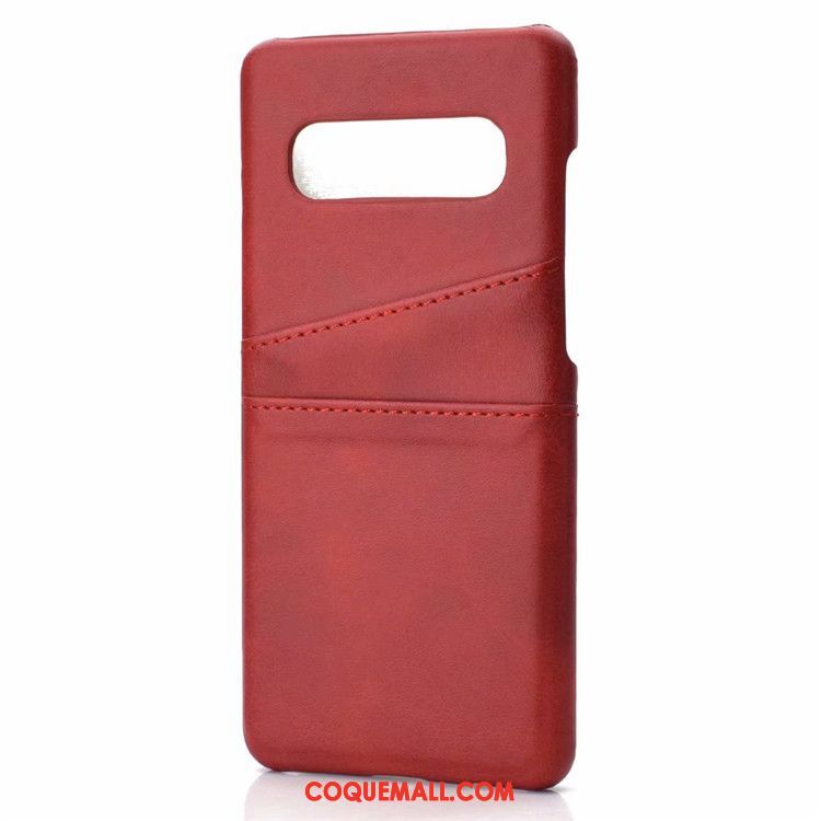 Étui Samsung Galaxy S10 Modèle Fleurie En Cuir Carte, Coque Samsung Galaxy S10 Bleu Petit