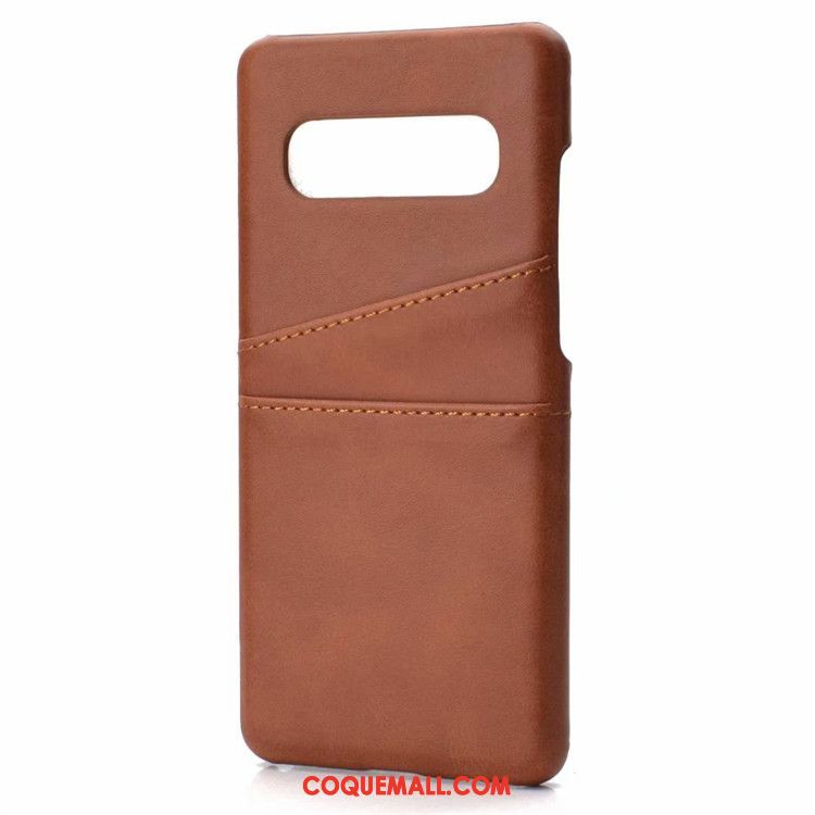 Étui Samsung Galaxy S10 Modèle Fleurie En Cuir Carte, Coque Samsung Galaxy S10 Bleu Petit