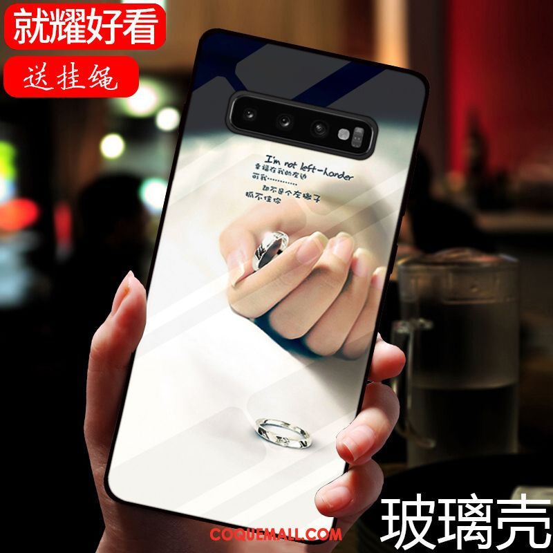 Étui Samsung Galaxy S10 Modèle Frais Miroir, Coque Samsung Galaxy S10 Verre Étoile