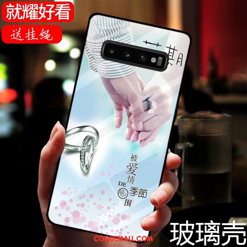 Étui Samsung Galaxy S10 Modèle Frais Miroir, Coque Samsung Galaxy S10 Verre Étoile