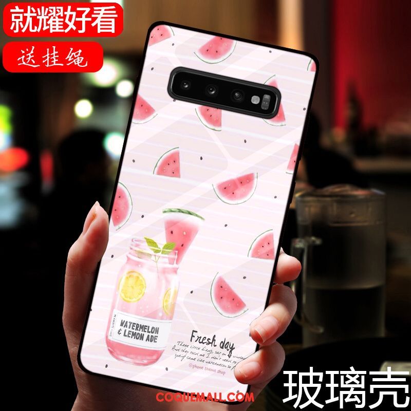 Étui Samsung Galaxy S10 Modèle Frais Miroir, Coque Samsung Galaxy S10 Verre Étoile