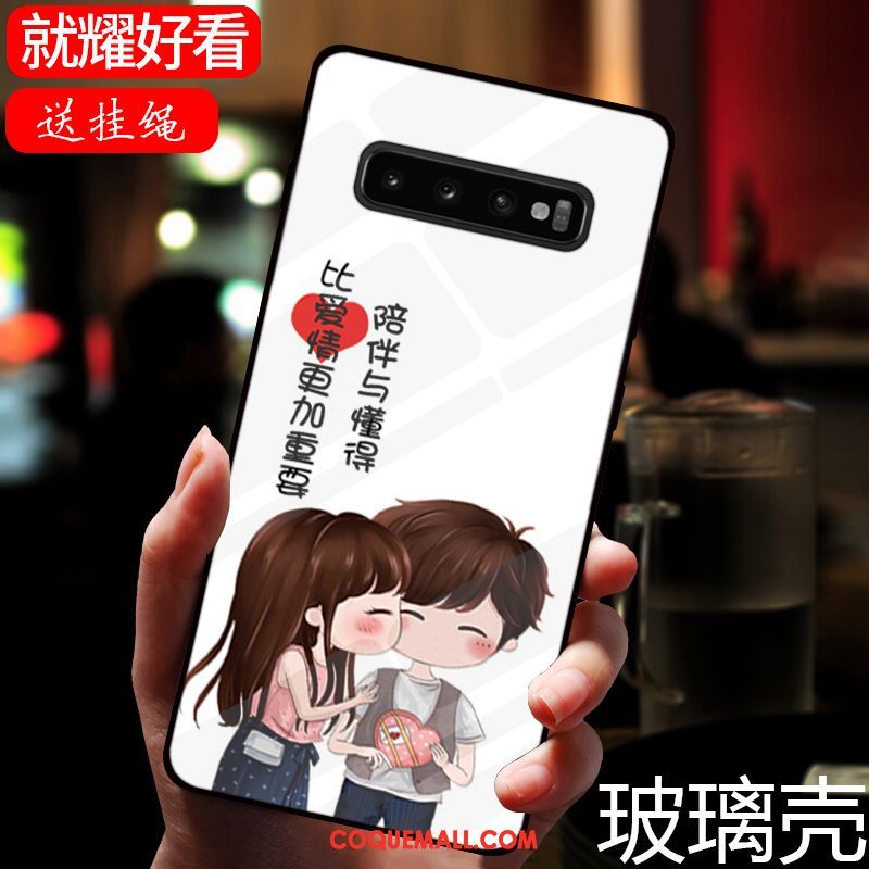 Étui Samsung Galaxy S10 Modèle Frais Miroir, Coque Samsung Galaxy S10 Verre Étoile